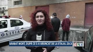 BARBAT MORT DUPA CE S A ARUNCAT DE LA ETAJUL ZECE 0505