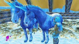 A Day in Winter Snow Christmas Village Star Stable Online Horse Role Play RP Video