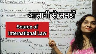 Source of International Law in Hindi #Internationallaw #Sourceofinternationallaw #Internationalsourc