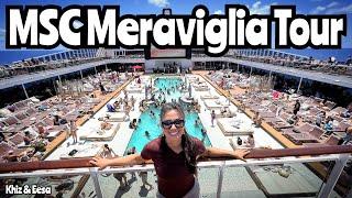MSC Meraviglia Cruise Ship Speed Tour - Everything you need to know deck by deck @msccruises