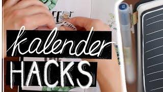 Kalender HACKS, die Du kennen musst