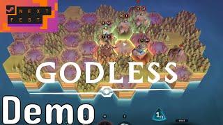 A tricky hex based strategy game of units and upgrades - Godless - Steam Next Fest