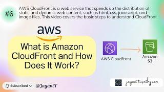 What is Cloud Front and how does it work? | AWS | Jayant Tripathy #aws #cloudfront