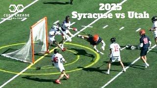 Syracuse vs Utah | 2025 Men's Lacrosse Highlights