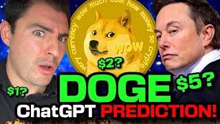 Dogecoin BREAKING NEWS! (Can DOGE Go Back To $.20?) Chat GPT vs DOGE Price Prediction