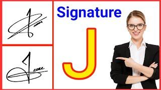 Letter J signature style | J signature styles | Signature style of my name J