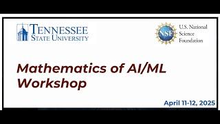 Mathematics of AI ML Workshop 2025 - Matrix Calculus by Dr. Doug Hardin