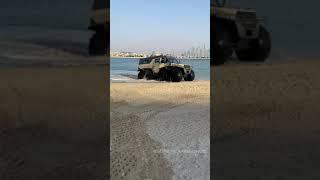 The 8x8 Shaman Military Truck can Drive on Water 