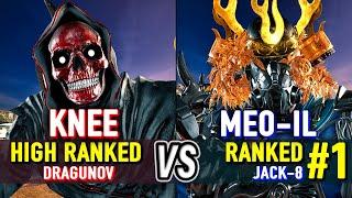 T8  KNEE (Dragunov) vs MEO-IL (#1 Ranked Jack-8)  Tekken 8 High Level Gameplay