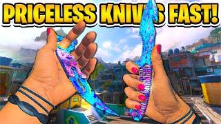 How To Get PRICELESS KNIFES FAST in MW3!