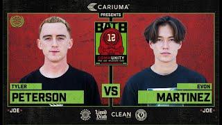 BATB 12: Tyler Peterson Vs. Evon Martinez - Round 1