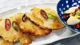 How to make Korean Potato Pancake Recipe Gamjajeon The easiest Korean Pancake