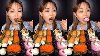 ASRM Mukbang Beautiful Gorl Eating Susea Very Deliciouse