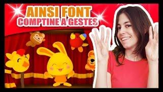 Ainsi Font Font Font les Petites Marionnettes - Comptines à gestes Méli et Touni - TITOUNIS