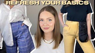 “NOT SO BASIC” OUTFIT IDEAS | tricks to refresh your basics this summer