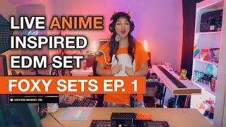 Anime EDM, Trance, Hardcore, Porter Robinson (Live Singing DJ Set) - Freya Fox