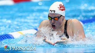 Lilly King STORMS to 100m breaststroke win in front of home crowd at Trials | NBC Sports