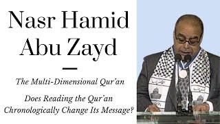 Does the Qur'an Contain a Coherent Worldview? | Nasr Hamid Abu Zayd (2009)