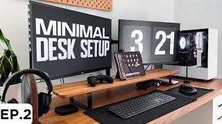 How To Create The Best Minimal Desk Setup With Unique Desk Accessories | Feat. Logitech & Grovemade