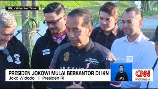 Ajak Sejumlah Selebriti Tanah Air, Presiden Jokowi Mulai Berkantor di IKN