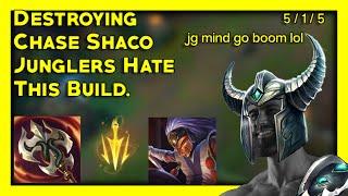 DESTROYING Chase Shaco With A Build that Makes Junglers CRY - Mid Tryndamere