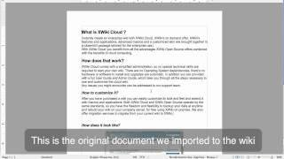 XWiki - Importing Office Documents