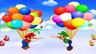 Mario Party 5 Minigames - Mario vs Koopa vs Luigi vs Peach
