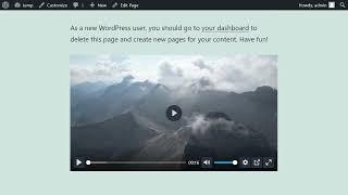 Easy Video Player Plugin Setup in WordPress 6.7
