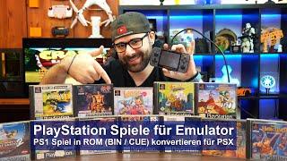 [PlayStation] ROM von PS1 Spiel kopieren für PSX Emulator & AMBERNIC RG350 (BIN/CUE) [Tutorial][4K]