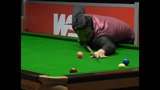 Zhao Xintong vs Muhammad Asif  German Master Round 3. 4th frame . with Shoaib Arif