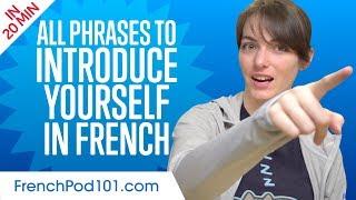 ALL Phrases to Introduce Yourself like a Native French Speaker