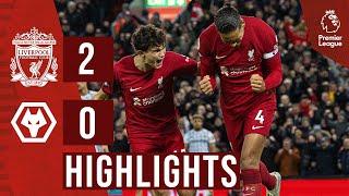 HIGHLIGHTS: Liverpool 2-0 Wolves | van Dijk & Salah goals seal win over Wolves