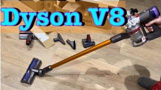 DYSON V8 ДОМАШНЯЯ РАСПАКОВКА НОВОГО ПЫЛЕСОСА