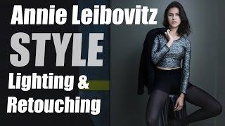 Annie Leibovitz Style Lighting & Retouching Technique