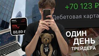 vlog / Один день из жизни трейдера / +15к за день / трейдинг