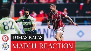 Tomas Kalas proud after Manchester City defeat