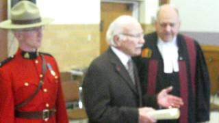 Jim Fanning's comments upon receiving Canadian citizenship 18 Feb 2012