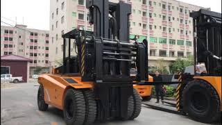 LTMG 15ton big diesel forklift show