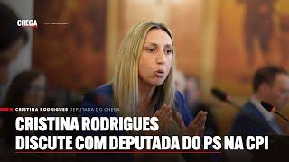 Cristina Rodrigues discute com deputada do PS na CPI