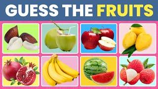 Guess the Fruit in 5 Seconds  | 50 Different Types of Fruit