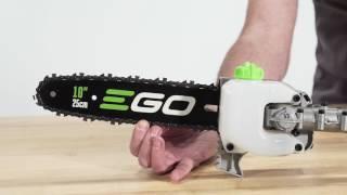 How to adjust the Pole Saw Attachment Chain Tension