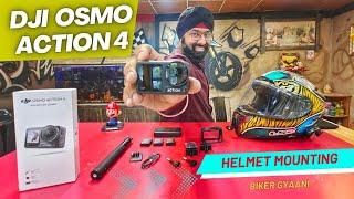 How to Install DJI Osmo Action4 on Helmets | Must Watch for Easy Mounting Setup on Helmets |