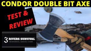 Condor Double Bit Michigan Axe Test and Review