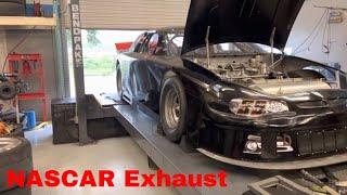 LSX NASCAR exhaust boom tube dyno pull Fasterproms