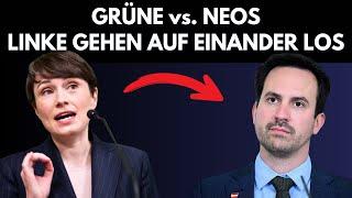 Grüne gehen auf Neos los, Streit wegen Posten!