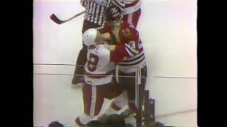 Blackhawks - Red Wings fights 10/19/85