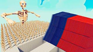100x SKELETON + 1x GIANT vs 3 EVERY GOD - Totally Accurate Battle Simulator TABS