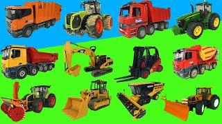 Best Of RC Bruder Tractors, Trucks, Excavators, Construction machinery Working at the limit!