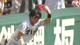 【超美技】1回表 #前川右京 選手がレフトフェンス際の打球をスーパーキャッチ！満塁を凌ぐビッグプレー！【2024/9/16Ｔ－Ｓ】