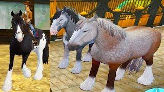 All My Clydesdales !  Buying 3 New Horses in Star Stable Horse Video